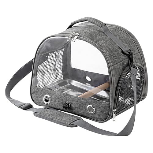 Tragbarer Bird Travel Rucksack Cage - Leichter Belüfteter Träger Mit Schultergurt Für, Wellenstoffen Und Conures | Fluchtsicherer Outdoor-Reisekäfig Für Tierarztbesuche, Wandern Und Tägliche Tragbarer Bird Travel Rucksack Cage - Leichter Belüfteter Träger Mit Schultergurt Für, Wellenstoffen Und Conures | Fluchtsicherer Outdoor-Reisekäfig Für Tierarztbesuche, Wandern Und Tägliche von Dinchaakuarry
