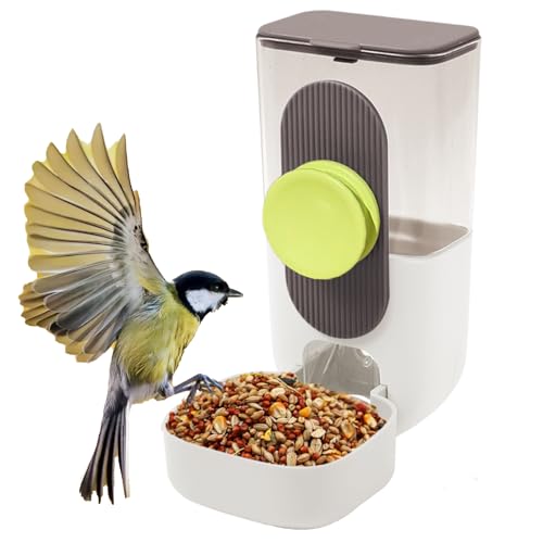 Transparenter -Feeder & Wasserspender - Automatische Käfig -Food -Schalen Für Cockatiels, Wellensittiche Und Lovebirds | Vogel-Fütterungszubehör | Bequemes Nachfüllbares Design Für Transparenter -Feeder & Wasserspender - Automatische Käfig -Food -Schalen Für Cockatiels, Wellensittiche Und Lovebirds | Vogel-Fütterungszubehör | Bequemes Nachfüllbares Design Für von Dinchaakuarry