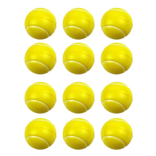 Weiche Mini-Tennis-Schaumbälle, Schaumstoff-Bälle, solides Tennisball-Set für Kinder, Anfänger, Trainingsschaum, Tennisball, Übungsbälle für Erwachsene, Indoor-Outdoor-Sport, leichter von Dinchaakuarry
