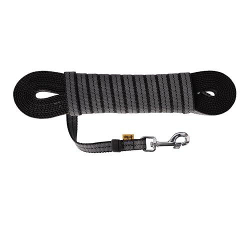 Dingo Gummierte Hundeleine ohne Schlaufe Hundetraining Spaziergänge mit dem Hund Komfort und Kontrolle leichtigkeit und weicher 2,0 cm x 5 m Schwarz 12785 Dingo Gummierte Hundeleine ohne Schlaufe Hundetraining Spaziergänge mit dem Hund Komfort und Kontrolle leichtigkeit und weicher 2,0 cm x 5 m Schwarz 12785 von Dingo Waldemar Rutkowski