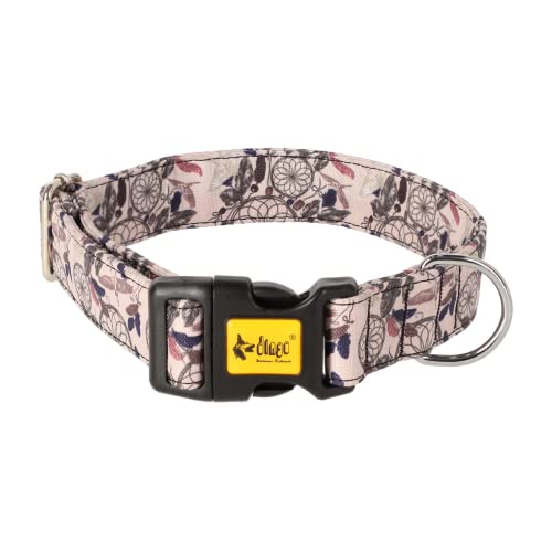 Dingo Halsband Regular Kollektion America-Georgia 3,0 x 60 cm (35-55 cm) Halsband Regulär Klickverschluss Oxford-Stoff wasserdicht,schönes Design 15481 von Dingo Waldemar Rutkowski