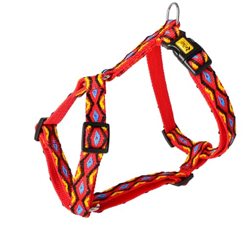 Dingo Hundegeschirre Guard Winnetou 2-Streifen Geschirr Große M Bandbreite 2,0 cm Brustumfang 38-70 cm Hund Funktionalität Komfort und Stil Rot 95385 Dingo Hundegeschirre Guard Winnetou 2-Streifen Geschirr Große M Bandbreite 2,0 cm Brustumfang 38-70 cm Hund Funktionalität Komfort und Stil Rot 95385 von Dingo Waldemar Rutkowski
