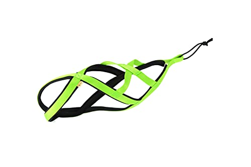 Dingo Hundegeschirre Sled Farbe Grün Zuggeschirr Canicross Bike-Ski-Jöring Training Dogtrekking Große XS 15070 von Dingo Waldemar Rutkowski