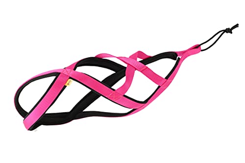 Dingo Hundegeschirre Sled Farbe Rosa Zuggeschirr Canicross Bike-Ski-Jöring Training Dogtrekking Große XL 15060 von Dingo Waldemar Rutkowski