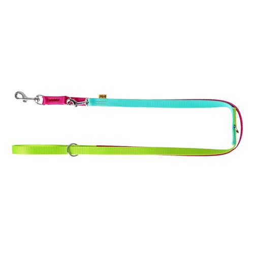 Dingo Hundeleine Verstellbare Active Brasil Breite 1,6 cm Länge 220 cm aus Band Spaziergänge mit Hund Energievolle Farben Chrombeschläge Rosa Grün Mint 11587 Dingo Hundeleine Verstellbare Active Brasil Breite 1,6 cm Länge 220 cm aus Band Spaziergänge mit Hund Energievolle Farben Chrombeschläge Rosa Grün Mint 11587 von Dingo Waldemar Rutkowski