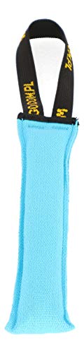 Dingo Hundespielzeug Beisswurst Agility Baumwolle mit Griff handgefertigt für Bisstraining Apportieren Schwimmend Schwimmfähig 27 x 6 cm Blau 15610 Dingo Hundespielzeug Beisswurst Agility Baumwolle mit Griff handgefertigt für Bisstraining Apportieren Schwimmend Schwimmfähig 27 x 6 cm Blau 15610 von Dingo Waldemar Rutkowski