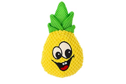 Dingo Hundespielzeug Plüsch Ananas 19 cm quietschende interaktives Spielzeug, eingebautes Quietschen, genähtes Rauschen Material, Spiel mit Hund Spaß für Hund 16997 Dingo Hundespielzeug Plüsch Ananas 19 cm quietschende interaktives Spielzeug, eingebautes Quietschen, genähtes Rauschen Material, Spiel mit Hund Spaß für Hund 16997 von Dingo Waldemar Rutkowski