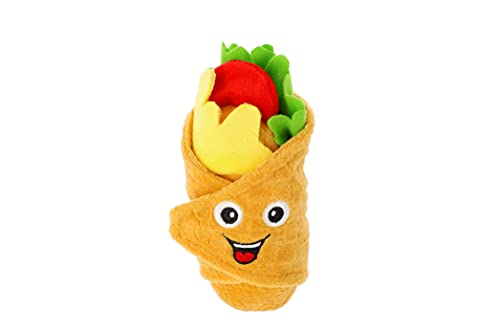 Dingo Hundespielzeug Plüsch Burito interaktives Spielzeug Quietschen Spiel mit Hund Burito Wird aus grünem Salat, roten Tomaten, gelbem Käse Hohe 14 cm 16991 Dingo Hundespielzeug Plüsch Burito interaktives Spielzeug Quietschen Spiel mit Hund Burito Wird aus grünem Salat, roten Tomaten, gelbem Käse Hohe 14 cm 16991 von Dingo Waldemar Rutkowski