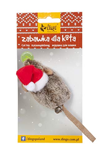 Dingo Santa's Coming for Cats! 21336 Weihnachtsmann Maus Katzenspielzeug für Weihnachten von Dingo Waldemar Rutkowski