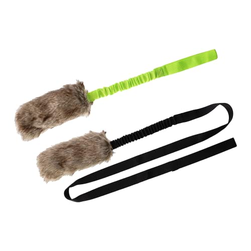 Dingo Set Hundespielzeug Kunstfell Pelz Grün Griff Bungee, Langen Schwarz Griff Bungee Mop Beisswurst Quietscher Hundetraining, Agility Spiel mit Hund Z30021 Dingo Set Hundespielzeug Kunstfell Pelz Grün Griff Bungee, Langen Schwarz Griff Bungee Mop Beisswurst Quietscher Hundetraining, Agility Spiel mit Hund Z30021 von Dingo Waldemar Rutkowski