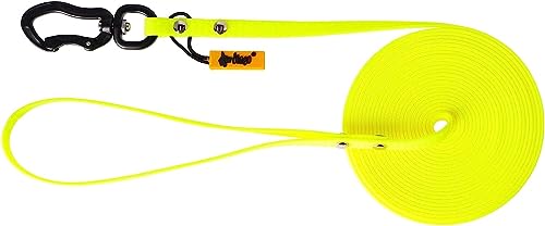 Dingo Trainingsleine für Hunde,Wabenförmige Struktur'' Hundespaziergang Gehorsamstraining Fährtentraining Karabinerhaken universaler Breite 1,0 cm Länge 3 m mit Griff Gelb 10158 Dingo Trainingsleine für Hunde,Wabenförmige Struktur'' Hundespaziergang Gehorsamstraining Fährtentraining Karabinerhaken universaler Breite 1,0 cm Länge 3 m mit Griff Gelb 10158 von Dingo Waldemar Rutkowski