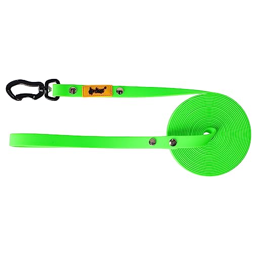 Dingo Trainingsleine für Hunde Hundespaziergang Gehorsamstraining Fährtentraining Karabinerhaken universaler äußerst vielseitiger praktisch Breite 1,6 cm Länge 5 m mit Griff Grün 10171 Dingo Trainingsleine für Hunde Hundespaziergang Gehorsamstraining Fährtentraining Karabinerhaken universaler äußerst vielseitiger praktisch Breite 1,6 cm Länge 5 m mit Griff Grün 10171 von Dingo Waldemar Rutkowski
