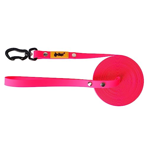 Dingo Trainingsleine für Hunde Hundespaziergang Gehorsamstraining Fährtentraining Karabinerhaken universaler äußerst vielseitiger praktisch Breite 2,0 cm Länge 5 m mit Griff Rosa 10185 Dingo Trainingsleine für Hunde Hundespaziergang Gehorsamstraining Fährtentraining Karabinerhaken universaler äußerst vielseitiger praktisch Breite 2,0 cm Länge 5 m mit Griff Rosa 10185 von Dingo Waldemar Rutkowski