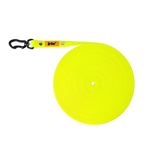 Dingo Trainingsleine für Hunde Wabenförmige Struktur Hundespaziergang Gehorsamstraining Karabinerhaken universaler praktisch Breite 1,0 Länge 10 m ohne Griff Gelb 10166 Dingo Trainingsleine für Hunde Wabenförmige Struktur Hundespaziergang Gehorsamstraining Karabinerhaken universaler praktisch Breite 1,0 Länge 10 m ohne Griff Gelb 10166 von Dingo Waldemar Rutkowski