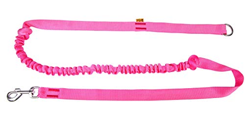 Dingo Canicross Leine mit Stoßdämpfer, 1 Griff, leicht, Zugabsorption, anbringbare Leine zum Laufen, Sport, Joggen, Training, Polyamid, handgefertigt, Rosa 14694-2 Dingo Canicross Leine mit Stoßdämpfer, 1 Griff, leicht, Zugabsorption, anbringbare Leine zum Laufen, Sport, Joggen, Training, Polyamid, handgefertigt, Rosa 14694-2 von Dingo Waldemar Rutkowski