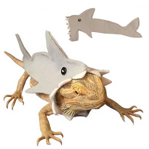 Dinhala Bartdrache Kleidung mit niedlichem Hai-Outfit, Kleintier-Cosplay-Kostüm, Reptilien-Kleidung für Halloween, Weihnachten, Geburtstage & Alltag Dinhala Bartdrache Kleidung mit niedlichem Hai-Outfit, Kleintier-Cosplay-Kostüm, Reptilien-Kleidung für Halloween, Weihnachten, Geburtstage & Alltag von Dinhala
