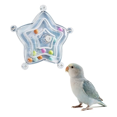 Dinhala Sittichspielzeug, Vogelkauspielzeug, rotierender Papageienkäfig, Vogelspielzeug für Nymphensittiche, Wellensittiche, Sittiche, Sittiche, Quäker, Papageien, Caiques, Senegals, Meyer und andere von Dinhala