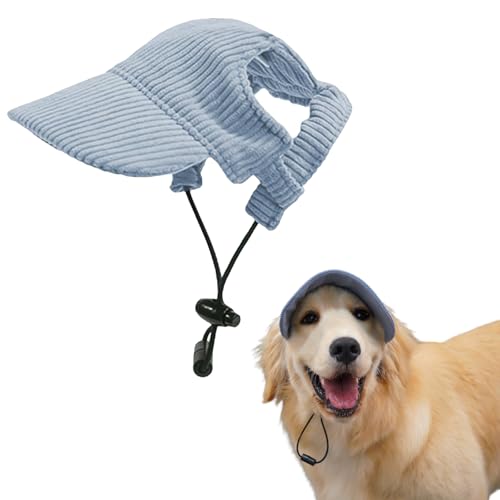 Hunde-Baseballkappe mit Visier, verstellbare Sonnenhaube für Hunde & Katzen mit Ohrlöchern, UV-Schutz Haustiermütze für Outdoor-Spaziergänge Hundehüte Hunde-Baseballkappe mit Visier, verstellbare Sonnenhaube für Hunde & Katzen mit Ohrlöchern, UV-Schutz Haustiermütze für Outdoor-Spaziergänge Hundehüte von Dinhala