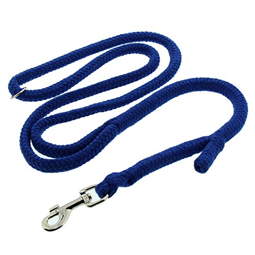 Dinoleine Hundeleine, Längenverstellbar, Inkl. Standard Messing-Karabiner, Natürliche Baumwolle, Maße: 130-220 cm, Blau, 101011 Dinoleine Hundeleine, Längenverstellbar, Inkl. Standard Messing-Karabiner, Natürliche Baumwolle, Maße: 130-220 cm, Blau, 101011 von Dinoleine