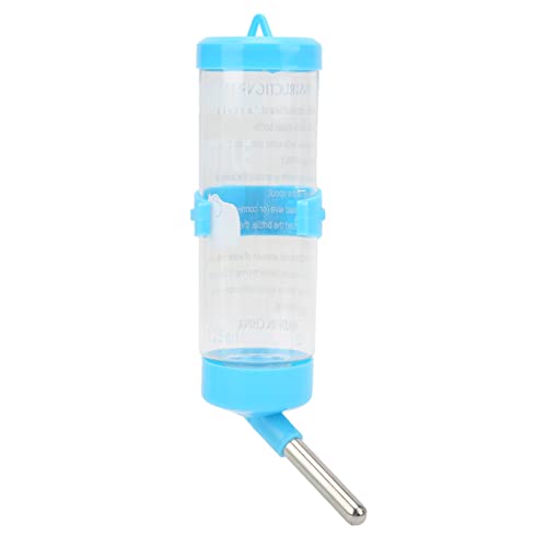 Automatisch ohne Tropfhamster -Wasserspender mit Edelstahlkugel -Design für Kleine Tiere | 125 Ml Blau ohne Leckwasserflasche | Sichere Fit Hamster -Trinkbrunnen für Kleine Haustiere (#1) von Dioche