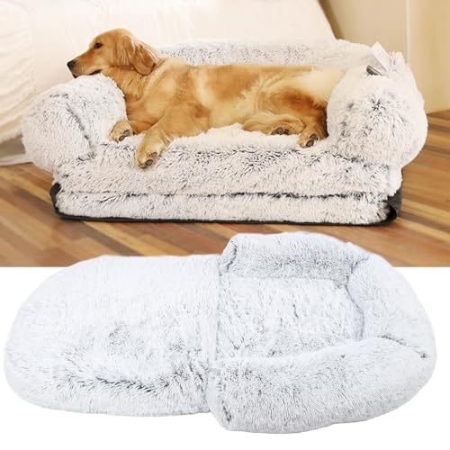 Dioche 2 in 1 Riesiges Bett für Katzen und Hunde, Riesiges Haustierbett mit Trägern, Menschliches Hundebett für Wohnzimmer, Studium, Büro -Nickerchen, Kinderzimmer (180x115x25 cm) von Dioche