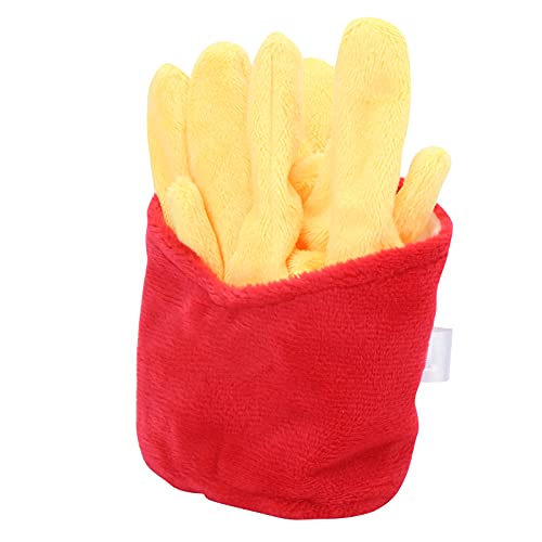 Dioche Hundespielzeug für Aggressive Kauer, Quietschendes Hundespielzeug, Schnüffel-Plüsch-Welpenspielzeug, Simulation von Pommes Frites, Hunde-Kauspielzeug, Unzerstörbares Dioche Hundespielzeug für Aggressive Kauer, Quietschendes Hundespielzeug, Schnüffel-Plüsch-Welpenspielzeug, Simulation von Pommes Frites, Hunde-Kauspielzeug, Unzerstörbares von Dioche