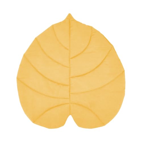 Haustier Bodenmatte, Wasserdichte Haustiermatte, 3D-Hundedecke In Blattform, Doppelseitig Isolierende Katzenunterlage Für Camping, Balkon, Hof, Wohnung, Reise, Wohnzimmer, Auto, Schlafzimmer, 70x65cm von Dioeazh