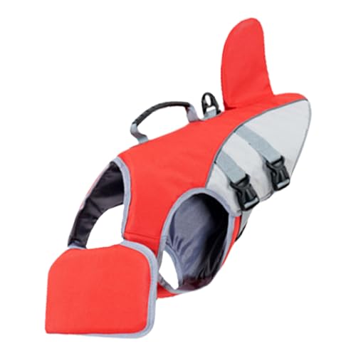 Schwimmweste Hund, Verstellbare Hunde Schwimmweste Mit Griff Und Frontauftrieb Zum Schwimmen & Bootfahren, Leicht Und Sicher Für Wassersport Für Kleine Mittlere Und Große Hunde von Dioeazh