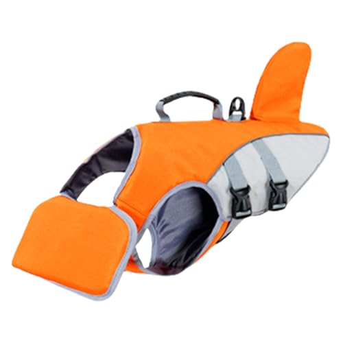 Schwimmweste Hund, Verstellbare Hunde Schwimmweste Mit Griff Und Frontauftrieb Zum Schwimmen & Bootfahren, Leicht Und Sicher Für Wassersport Für Kleine Mittlere Und Große Hunde von Dioeazh