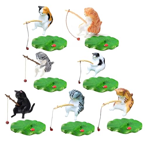 Diogeynu Interessantes Tiermodell, Kätzchen-Zaunstatue, kleines Kätzchen, Tierstatuen, Aquarium, Aquarium, Kätzchen, Figuren, Ornament, Aquascaping-Dekorationen Diogeynu Interessantes Tiermodell, Kätzchen-Zaunstatue, kleines Kätzchen, Tierstatuen, Aquarium, Aquarium, Kätzchen, Figuren, Ornament, Aquascaping-Dekorationen von Diogeynu
