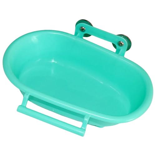 Vogeltränke für Papageien, externe Vogelbadewanne, Käfig, Wasser-Futterstation, Badezubehör für Sittierkrauten, zum Aufhängen Vogeltränke für Papageien, externe Vogelbadewanne, Käfig, Wasser-Futterstation, Badezubehör für Sittierkrauten, zum Aufhängen von Diogeynu