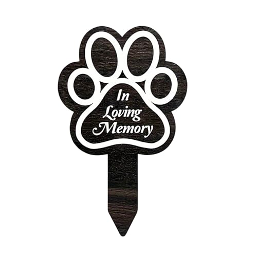 Haustier-Gedenk-Gartenstecker | Elegante Gedenkstätte für Garten, Friedhof, Hof, Dekoration, Trauergräber, Grabschilder mit Hundekralle, Haustier-Grabmarkierungen, personalisierbarer Haustier-Gedenk-Gartenstecker | Elegante Gedenkstätte für Garten, Friedhof, Hof, Dekoration, Trauergräber, Grabschilder mit Hundekralle, Haustier-Grabmarkierungen, personalisierbarer von Dirfuny