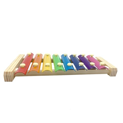 -Xylophon-Spielzeug für Huhn, lustiges Xylophon-Spielzeug mit 8 Metallschlüsseln, Hühnerpickspielzeug, geeignet für Hühnerstall, Papageien -Xylophon-Spielzeug für Huhn, lustiges Xylophon-Spielzeug mit 8 Metallschlüsseln, Hühnerpickspielzeug, geeignet für Hühnerstall, Papageien von Dirfuny