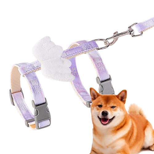 Hundegeschirr für Katzen, Engelsflügel-Design, Cartoon-Geschirr, Hundetrainingsprodukte für Spaziergänge, Reisen, Camping, Festivals, Ausflüge Hundegeschirr für Katzen, Engelsflügel-Design, Cartoon-Geschirr, Hundetrainingsprodukte für Spaziergänge, Reisen, Camping, Festivals, Ausflüge von Dirfuny
