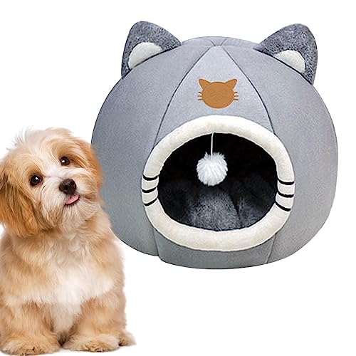 Katzenhäuser für Indoor-Katzen, große Filz-Katzenhütte für Indoor-Katzen, weiches, beruhigendes Haustier-Sofabett mit rutschfester Unterseite, für Katzen, kleine Hunde, Kaninchen, Meerschweinchen Katzenhäuser für Indoor-Katzen, große Filz-Katzenhütte für Indoor-Katzen, weiches, beruhigendes Haustier-Sofabett mit rutschfester Unterseite, für Katzen, kleine Hunde, Kaninchen, Meerschweinchen von Dirfuny