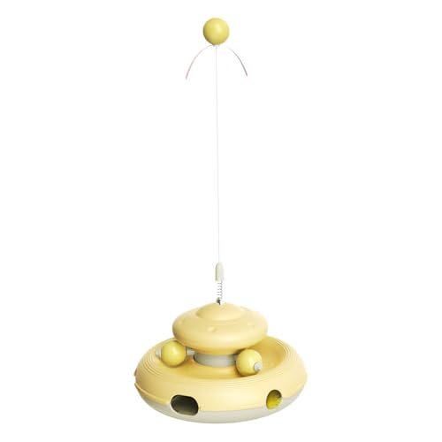 Katzenspielzeug mit Ball, interaktives, rutschfestes Trackball-Spielzeug, lustiges süßes Haustierspielzeug, buntes Kätzchen-Spielzeug zum Spielen, Entspannen, Unterhaltung Katzenspielzeug mit Ball, interaktives, rutschfestes Trackball-Spielzeug, lustiges süßes Haustierspielzeug, buntes Kätzchen-Spielzeug zum Spielen, Entspannen, Unterhaltung von Dirfuny