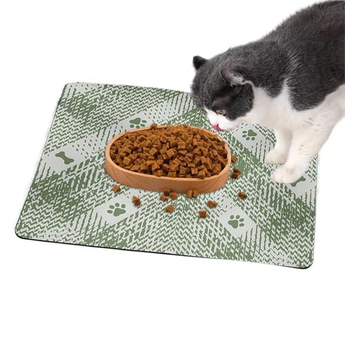 Saugfähige Haustier-Füttermatte, wasserdichtes Haustier-Platzset, Welpen-Füttermatten, schnell trocknende Hunde-Wasserspender-Matte, rutschfeste Futtermatten für Hunde und Katzen, für Zuhause, Katze Saugfähige Haustier-Füttermatte, wasserdichtes Haustier-Platzset, Welpen-Füttermatten, schnell trocknende Hunde-Wasserspender-Matte, rutschfeste Futtermatten für Hunde und Katzen, für Zuhause, Katze von Dirfuny