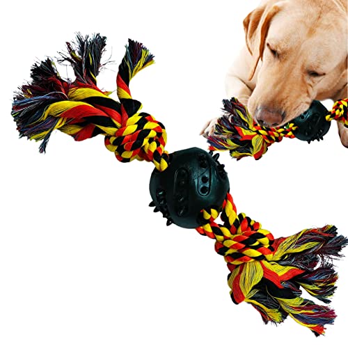 Seil-Kauspielzeug - Interaktives Seil-Hundespielzeug | Weiches Zahnspielzeug, sicheres Hundespielzeug, schützendes Haustierspielzeug für Hund, Welpen, Spielzeit Seil-Kauspielzeug - Interaktives Seil-Hundespielzeug | Weiches Zahnspielzeug, sicheres Hundespielzeug, schützendes Haustierspielzeug für Hund, Welpen, Spielzeit von Dirfuny