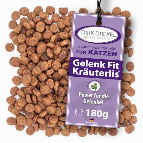 Dirk Drexel Gelenk Fit Kräuterlis Katzen Leckerlis mit Karde und Kollagen 180g von Dirk Drexel