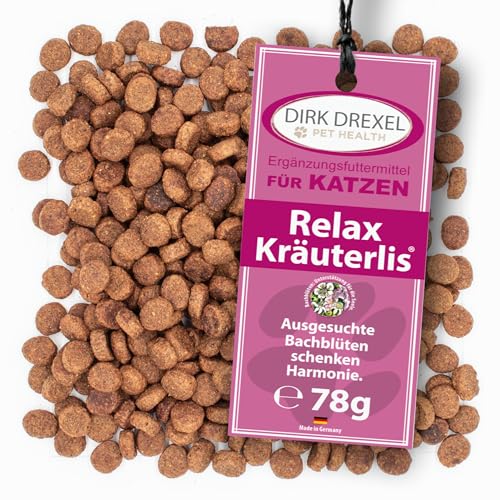 Dirk Drexel Relax Kräuterlis für Katzen 78g | Angst und Stress | mit Bachblüten | Innere Ruhe | Zur Harmonisierung | Beruhigungsmittel Dirk Drexel Relax Kräuterlis für Katzen 78g | Angst und Stress | mit Bachblüten | Innere Ruhe | Zur Harmonisierung | Beruhigungsmittel von Dirk Drexel