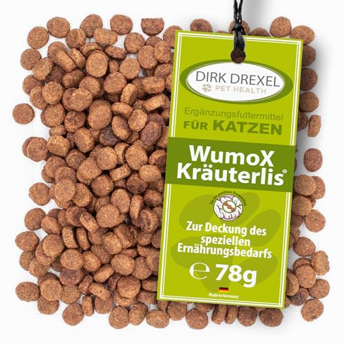 Dirk Drexel WumoX Kräuterlis für Katzen | Leckerlis mit Kräuterextrakten | natürliche Ernährung zur Stärkung des Darmmilieus | mit echtem Wermut | natürliche Alternative 3 Monatskur Dirk Drexel WumoX Kräuterlis für Katzen | Leckerlis mit Kräuterextrakten | natürliche Ernährung zur Stärkung des Darmmilieus | mit echtem Wermut | natürliche Alternative 3 Monatskur von Dirk Drexel