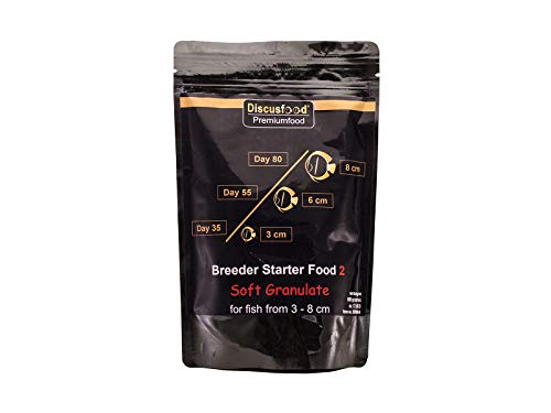 Breeder Starter Food II Softgranulate, Hauptfutter für Junge Zierfische von 3cm bis 7cm, Aufzuchtfutter für Fisch-Babys, Alleinfutter für Jungfische, Fisch-Zucht, Fischfutter von Discusfood