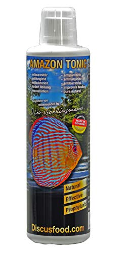 Discusfood Amazon Tonic Wasseraufbereiter, für alle Aquarienfische aus dem Weich- u. Schwarzwasser, pflanzlich, Keine Wasserfärbung, wirkt wie Seemandelbaumblätter,auf natürlicher Pflanzenbasis Discusfood Amazon Tonic Wasseraufbereiter, für alle Aquarienfische aus dem Weich- u. Schwarzwasser, pflanzlich, Keine Wasserfärbung, wirkt wie Seemandelbaumblätter,auf natürlicher Pflanzenbasis von Discusfood