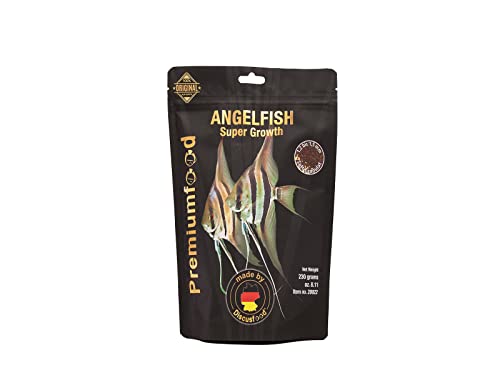 Premium Fischfutter Aquarium 230g [FÜR WACHSTUM & FARBENPRACHT] - Angelfish Supergrowth - sehr gut verträgliches Softgranulat - Skalar Futter, Kampffisch Futter (für Fast alle Zierfische geeignet) von Discusfood