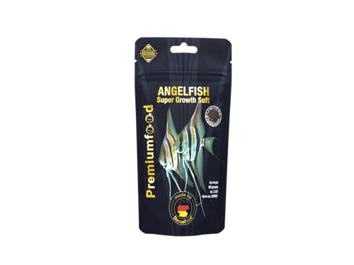 Premium Fischfutter Aquarium 125ml [FÜR WACHSTUM & FARBENPRACHT] - Angelfish Supergrowth - sehr gut verträgliches Softgranulat - Aquarienfischfutter, Skalar Futter, Kampffisch Futter von Discusfood