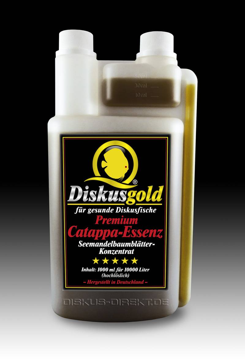 1.000 ml Diskusgold Premium Catappa Essenz (Seemandelbaumblätter-Konzentrat) von Diskusgold