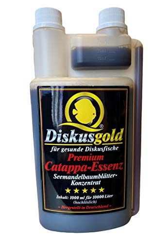 Diskusgold Catappa Essenz 1000 ml (Seemandelbaumblätter - Konzentrat) Catappaessenz Diskus von Diskusgold