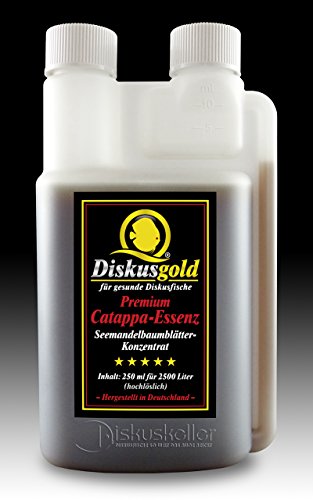 Diskusgold Catappa Essenz 250 ml (Seemandelbaumblätter - Konzentrat) Catappaessenz Diskus von Diskusgold