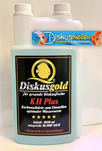 Diskusgold KH Plus 1050ml - präzise die Karbonathärte erhöhen - stabilisiert den PH Wert Diskus von Diskusgold