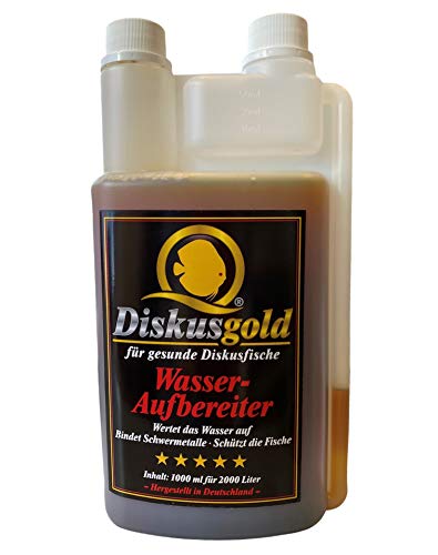 Diskusgold Wasseraufbereiter 1000 ml Wasser Aufbereiter - Aquarium Wasseraufbereitung - Diskus von Diskusgold